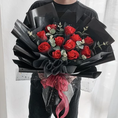 11 red rose bouquet
